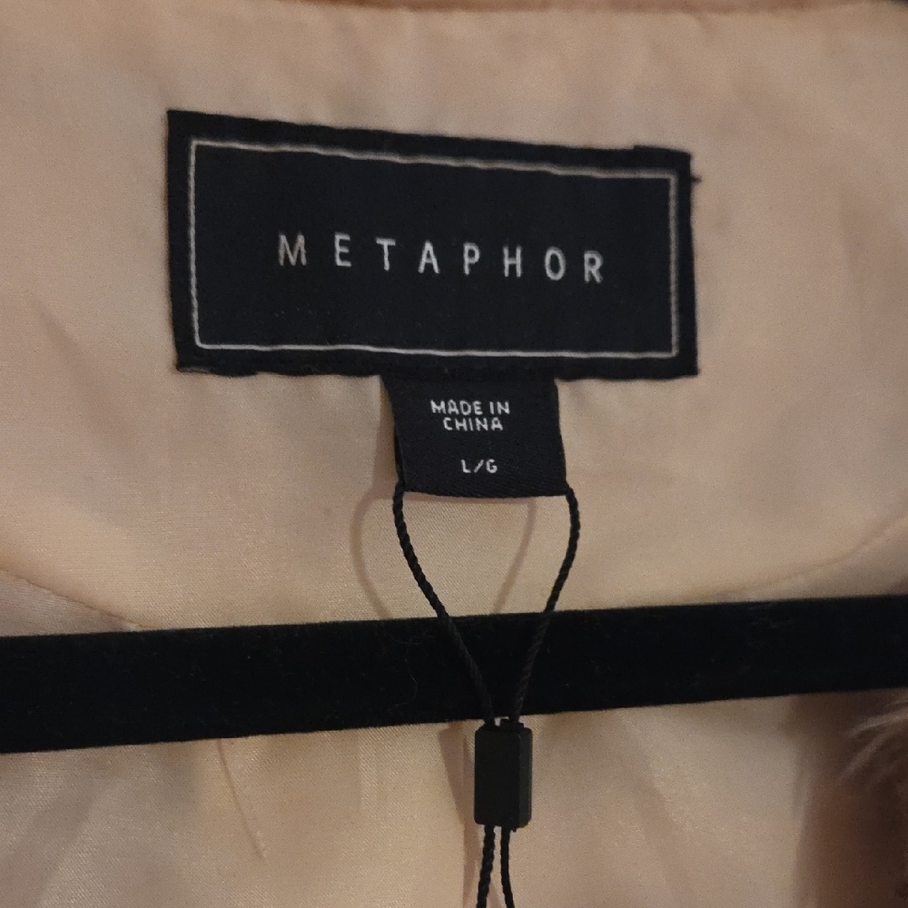 Metaphor Plush Teddy Jacket in Blush - Picture 2 of 5
